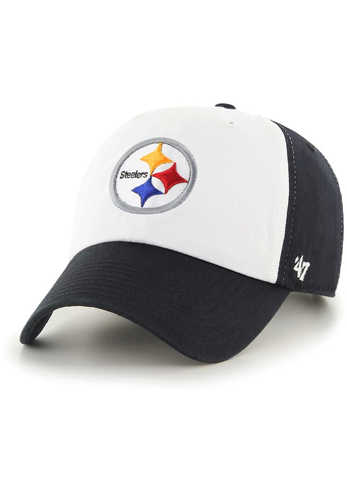 47 Pittsburgh Steelers Freshman Clean Up Adjustable Hat - Black