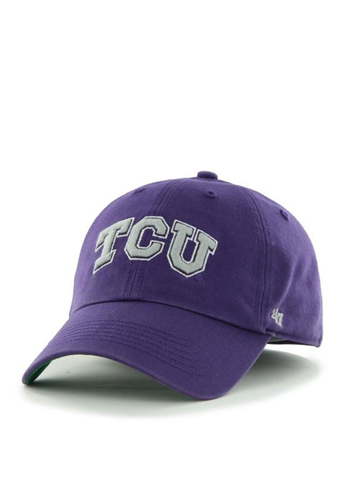 47 TCU Horned Frogs Mens Purple Franchise Fitted Hat