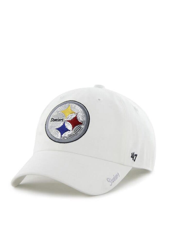 Pittsburgh Steelers Women's '47 CLEAN UP Miata Black Hat