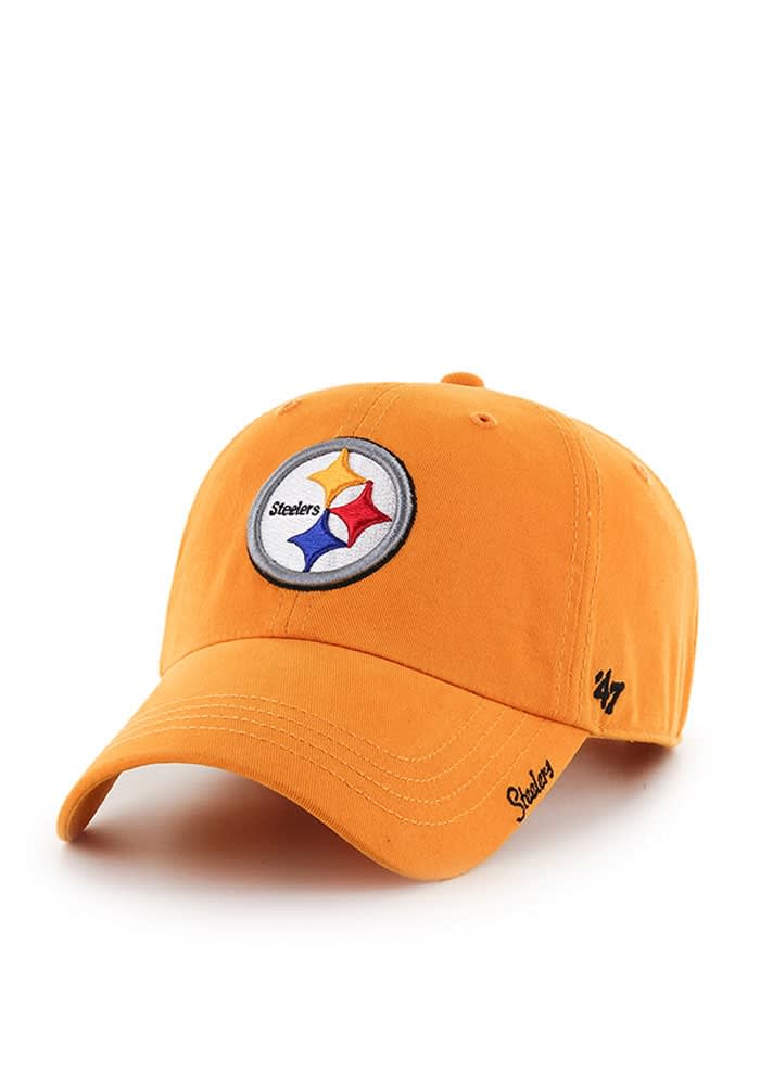 Pittsburgh Steelers Women's '47 CLEAN UP Miata White Hat