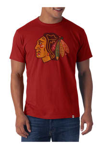47 Chicago Blackhawks Red Flanker Short Sleeve Fashion T Shirt