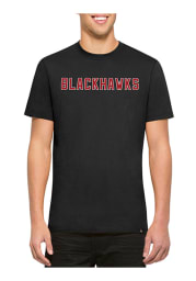 47 Chicago Blackhawks Black Flanker MVP Short Sleeve Fashion T Shirt