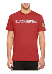 47 Chicago Blackhawks Red Fieldhouse Short Sleeve Fashion T Shirt