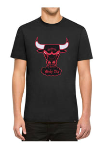 47 Chicago Bulls Black Knockout Short Sleeve Fashion T Shirt
