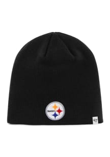 47 Pittsburgh Steelers Black Beanie Mens Knit Hat