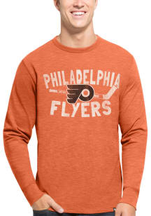 47 Philadelphia Flyers Orange Scrum Long Sleeve Fashion T Shirt