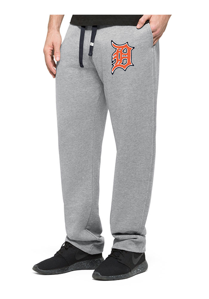 47 Detroit Tigers Mens Grey Varsity Warmups Fashion Sweatpants