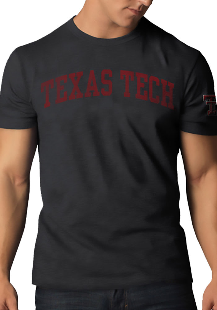 47 Texas Tech Red Raiders Charcoal Arch Short Sleeve Fashion T Shirt