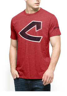 47 Cleveland Indians Red Two Peat Short Sleeve Fashion T Shirt