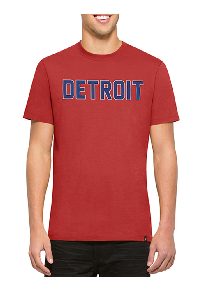 47 Detroit Pistons Red Flanker MVP Short Sleeve Fashion T Shirt