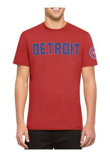 47 Detroit Pistons Red Fieldhouse Short Sleeve Fashion T Shirt
