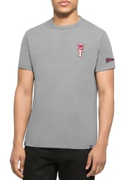 47 Temple Owls Grey Rundown Short Sleeve Fashion T Shirt