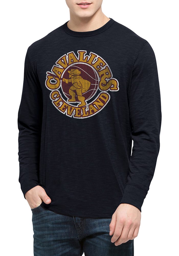 47 Cleveland Cavaliers Navy Blue Two Peat Long Sleeve Fashion T Shirt