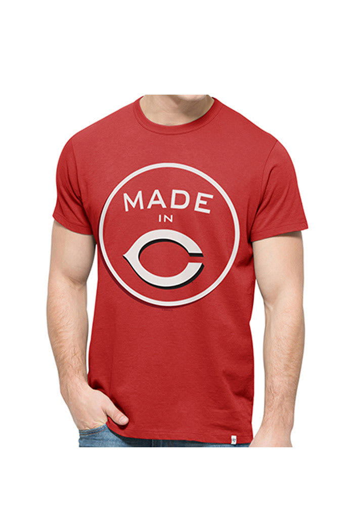 47 Cincinnati Reds Red Crosstown Flanker Short Sleeve Fashion T Shirt