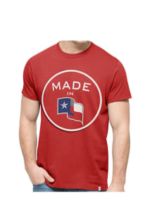 47 Texas Rangers Red Crosstown Flanker Short Sleeve Fashion T Shirt