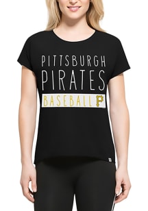 47 Pittsburgh Pirates Womens Black Lumi SS Athleisure Tee