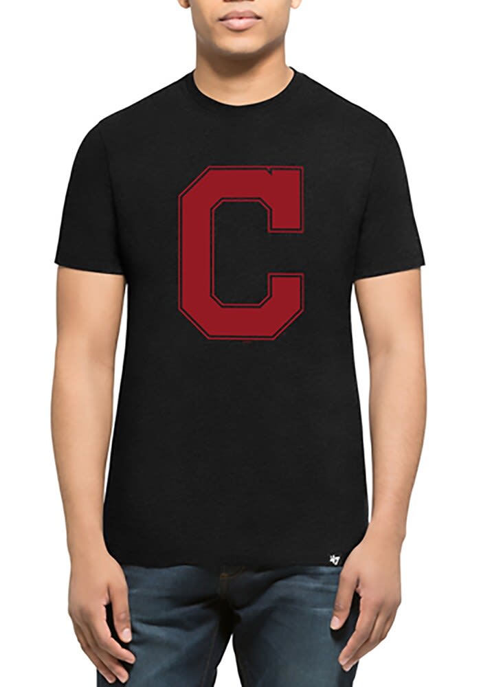 47 Cleveland Indians Red Throwback Club Short Sleeve T Shirt