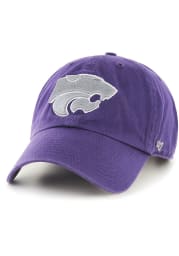 47 K-State Wildcats Clean Up Adjustable Hat - Purple