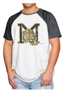 Original Retro Brand Missouri Tigers White Vintage Short Sleeve Fashion T Shirt