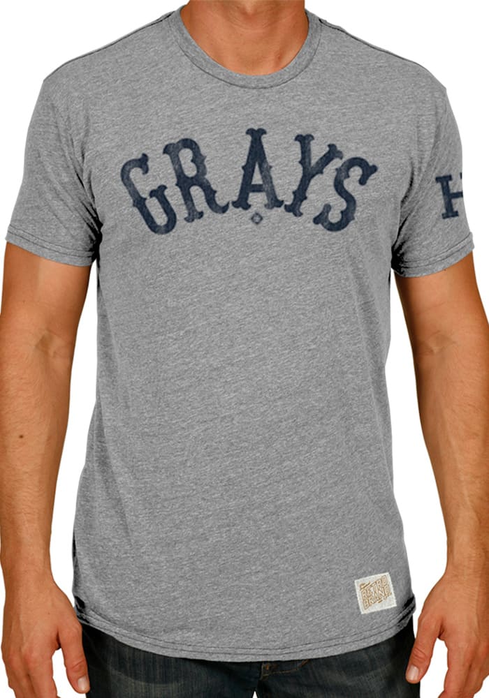 Original Retro Brand Homestead Grays Grey Wordmark Short Sleeve Fashion T Shirt