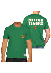 Original Retro Brand Missouri Tigers Green St Pat`s Short Sleeve Fashion T Shirt