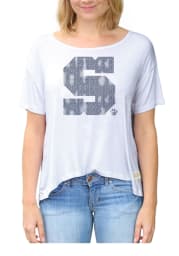 Original Retro Brand Penn State Nittany Lions Juniors White Erin Scoop T-Shirt