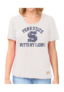 Original Retro Brand Penn State Nittany Lions Juniors White Susan Short Sleeve Crew T-Shirt