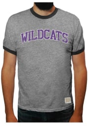 Original Retro Brand K-State Wildcats Grey Alfred Short Sleeve Fashion T Shirt