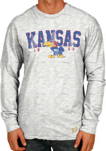 Original Retro Brand Kansas Jayhawks White Kansas 41 Long Sleeve Fashion T Shirt