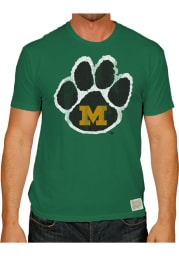 Original Retro Brand Missouri Tigers Green Distressed Short Sleeve Fashion T Shirt