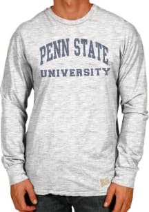 Original Retro Brand Penn State Nittany Lions White Slub Long Sleeve Fashion T Shirt