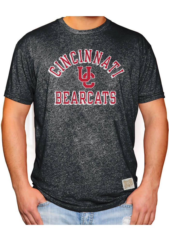Original Retro Brand Cincinnati Bearcats Black Arch Logo Short Sleeve Fashion T Shirt
