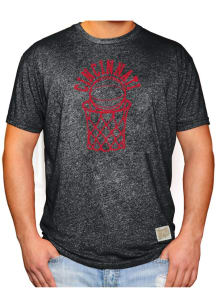 Cincinnati Bearcats Black Original Retro Brand Basketball Short Sleeve Fashion T Shirt