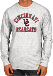 Original Retro Brand Cincinnati Bearcats White Arch Logo Long Sleeve Fashion T Shirt