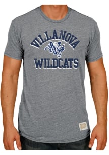Original Retro Brand Villanova Wildcats Grey Arch Logo Short Sleeve Fashion T Shirt