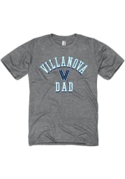 Villanova Wildcats Grey Shadow Arc Dad Short Sleeve T Shirt