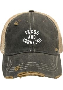 Original Retro Brand Texas Tacos and Cervezas Adjustable Hat - Black