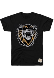 Original Retro Brand Fort Hays State Tigers Black Big Logo Short Sleeve Fashion T Shirt