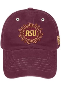 Arizona State Sun Devils Meshback Adj Adjustable Hat - Maroon