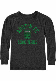 Original Retro Brand Austin FC Youth Black #1 Vintage Design Long Sleeve T-Shirt