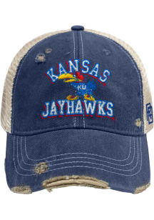 Kansas Jayhawks RB882 Adjustable Hat - Blue