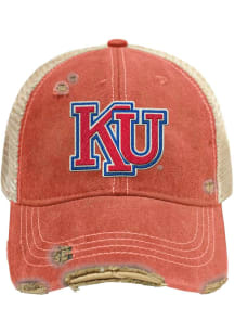 Kansas Jayhawks Trucker Adjustable Hat - Red