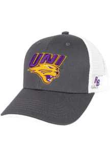Original Retro Brand Northern Iowa Panthers Roatan Adjustable Hat - Charcoal