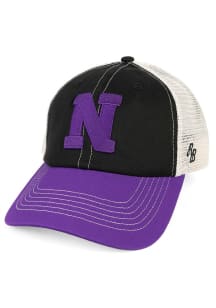 Original Retro Brand Black Northwestern Wildcats Eastbound Adjustable Hat