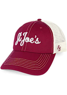 Original Retro Brand Saint Josephs Hawks Eastbound Adjustable Hat - Red