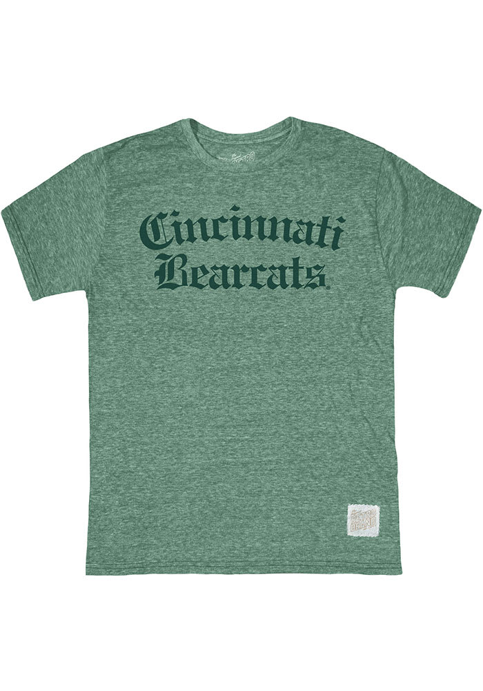 Original Retro Brand Cincinnati Bearcats Green Celtic Tonal Short Sleeve Fashion T Shirt