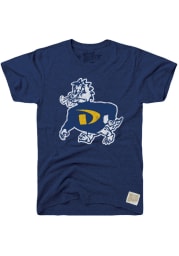 Original Retro Brand Drexel Dragons Navy Blue Logo Short Sleeve Fashion T Shirt