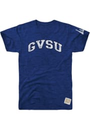 Original Retro Brand Grand Valley State Lakers Blue Arch Short Sleeve Fashion T Shirt
