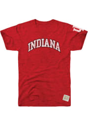 Original Retro Brand Indiana Hoosiers Cardinal Arch Short Sleeve Fashion T Shirt