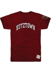 Original Retro Brand Kutztown University Maroon Arch Short Sleeve Fashion T Shirt